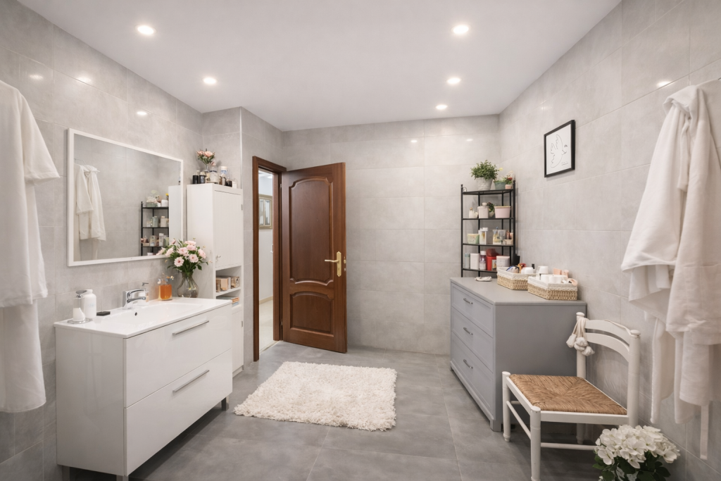 segundo baño en piso en malagueta malaga