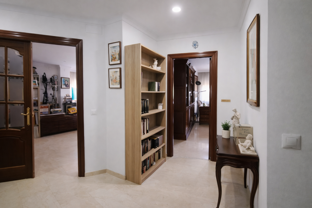 recibidor en vivienda en malagueta malaga