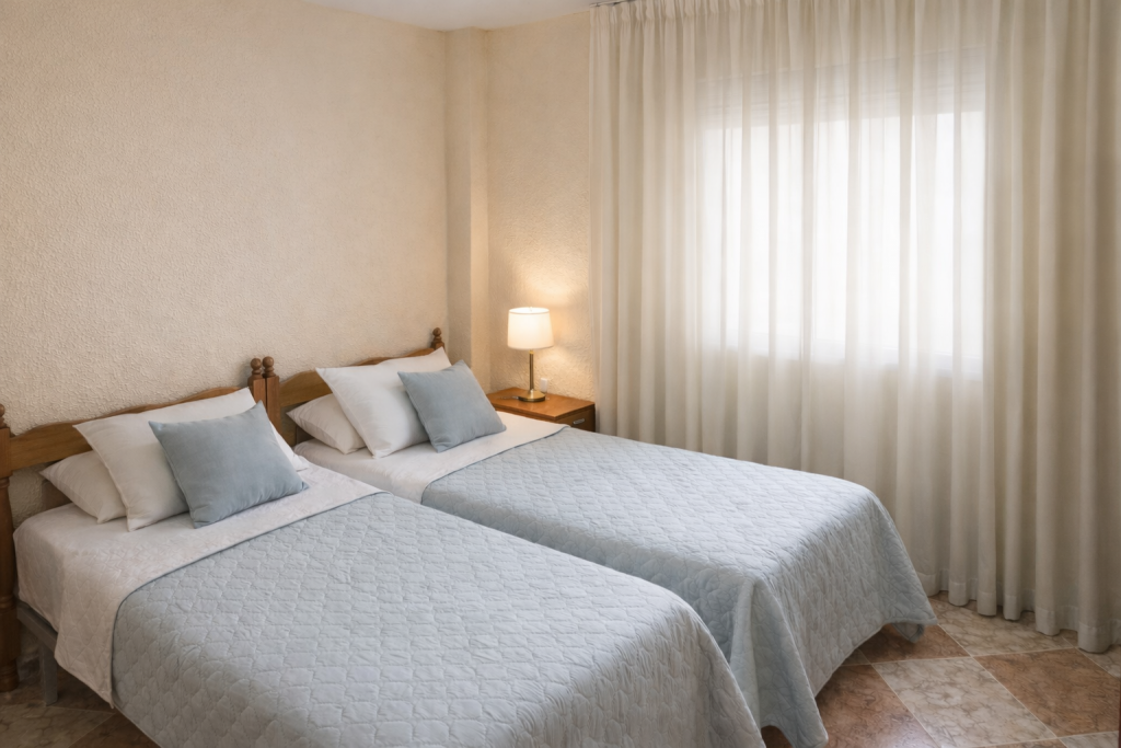 habitacion luminosa en vivienda en Portada Alta Malaga