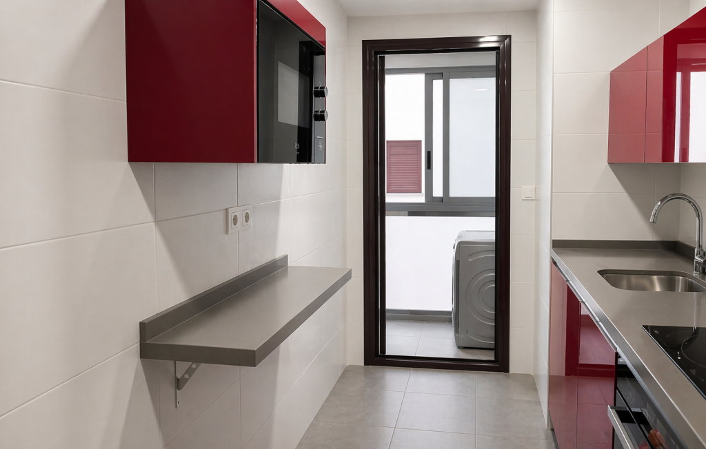 cocina independiente en piso en teatinos malaga
