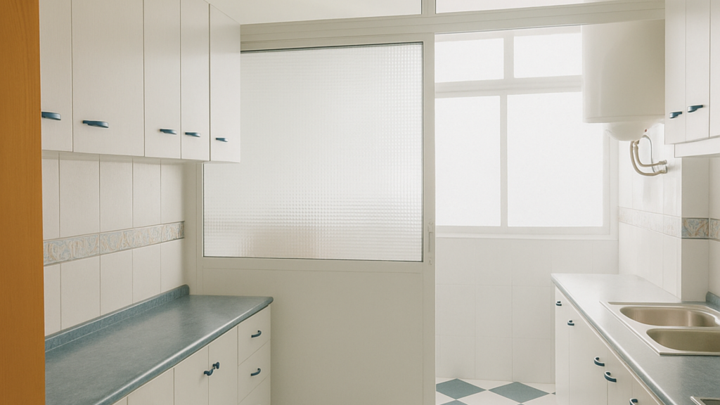 cocina independiente en piso en el consul teatinos malaga