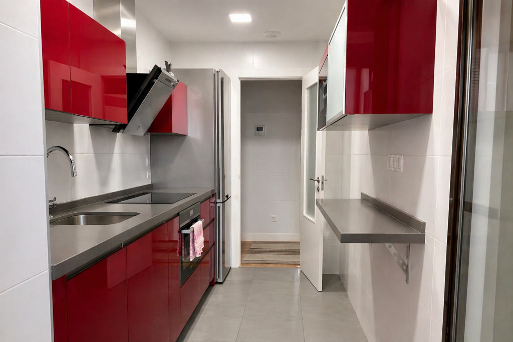 cocina en piso en teatinos malaga