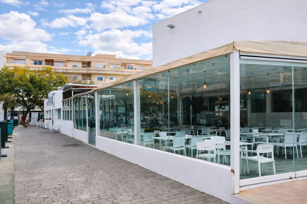 fachada de restaurante en teatinos malaga