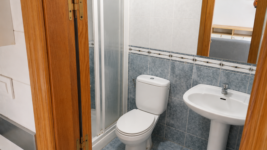 bano completo en piso en alquiler en el consul el romeral teatinos malaga